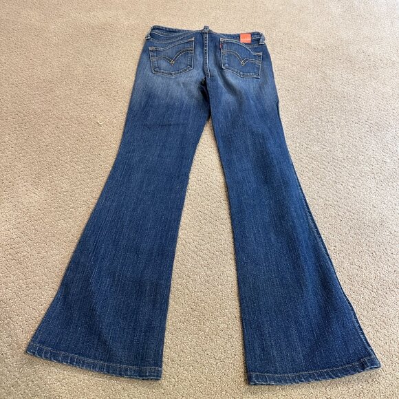 Levi's Jeans Lady Style Slender Boot Cut Western Vintage Boho Sz 29 #TA526 - Picture 14 of 16